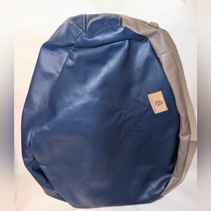 Unshattered Handmade  Blue Leather BackPack Like New Excellent Condition